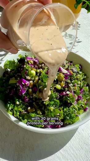 https://cookingforpeanuts.com/lentil-quinoa-salad-high-protein/ 30G protein, 17G fiber, easy delicious lentil quinoa salad #salad #highprotein | Cooking for Peanuts