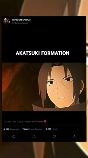 Akatsuki formation ☠ #anime #naruto