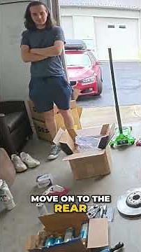 DIY Brake Job: Flush, Pads, Rotors & Lines! #shorts