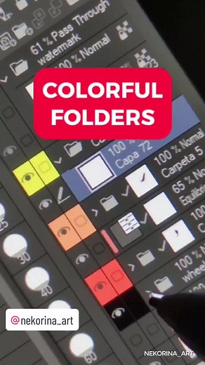 Did you know you can customize your layer palette? If you like colors more than layer names this tip might be for you! Awesome tip video by @Rina 🎨 Anime Illustrator #digitalarttips #csptricks #digitallayers #cspartist