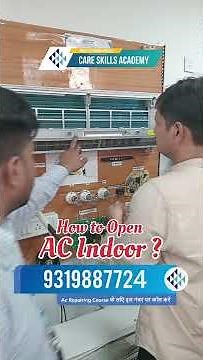 How to remove an AC indoor unit || csa