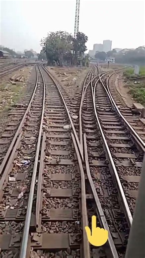 Train Reversing While Changing Track | Railway Line Switching Action #shorts #youtubeshortsvedio