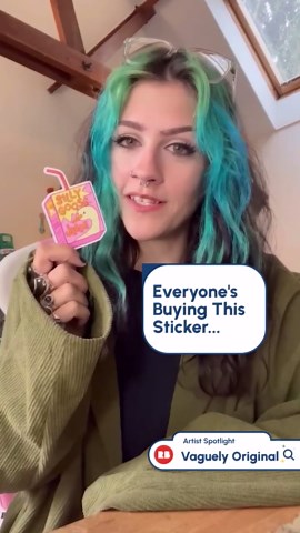 Find stickers that feel unapologetically you, designed and sold by independent artists.