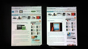 Browser Comparison Between Original iPad and iPad 2