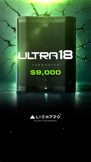 ULTRA 18: subwoofer profesional para fiestas y eventos. 💥 1000W Peak, DSP integrado Potencia, claridad y graves profundos para DJs, bandas y audio en vivo. 📦 Solo en Mercado Libre: envío gratis MSI 👉 https://bit.ly/4fXiPzy | Alienpro