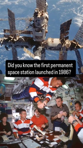 The History Drop on Instagram: "On February 20, 1986, the Soviet Union embarked on a groundbreaking journey by launching the core module of the Mir space station. This moment marked the beginning of humanity’s first continuously inhabited outpost in orbit, paving the way for countless scientific discoveries! The Mir core module was launched uncrewed, and the first crew—cosmonauts Leonid Kizim and Vladimir Solovyov—arrived on March 15, 1986, aboard Soyuz T. During their 51-day mission, they activ