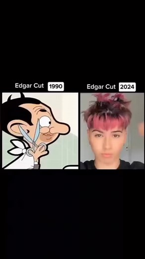 Edgar Cut in 1990 >>> . . . . . . . . . #reel #glowup #fashion #mewing #looksmaxxing #jawline #usa #usaaudience | Boldboysglow