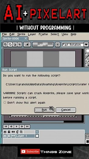 Tutorial: AI + Pixel Art (How to Create Scripts in Seconds) #pixelart #aseprite #gaming #ai
