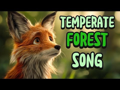 🌳 Temperate Forest Song 🍁 | Biomes Song Series Ep 9 | Fox, Deer & Squirrels