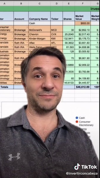 Mejorar seguimiento de inversiones con Excel