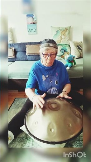 Handpan - Töne die mich jeden Tag verzaubern - Cdur #fy #handpan 🪄🧙‍♂️🎩 leichtes Pattern