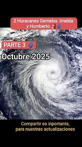 2.9M views · 37K reactions | Sería algo devastador si estos huracanes llegarán a juntarse.⚠️ Que sea tu voluntad señor Padre todo poderoso y no la mía.  Cubre con tu manto a mi lindo México #metereología #huracanesgemelos #Huracanes #lluviastorrenciales #huracanimelda #huracanhumberto #CONAGUA #terrorsobrenatural #TerrorReal #terrorymisterio #Acapulco #atlantico #Huracanes2025 | Travel Charly Beach | Facebook