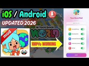 Toca Boca MOD APK 2026 - How to Unlock Everything in Toca Life World #tocabocamodapk