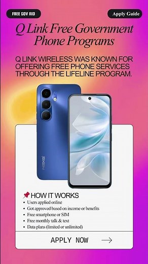 How to Get a Qlink Free Government Phone Programs #freephone #affordabletech #freesmartphone