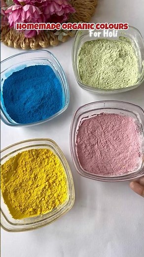 Homemade colours for Holi😱||#holicolours #holi #diy #holi2026 #homemadecolour #colourmaking #colors