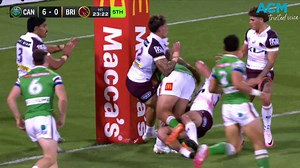 NRL highlights: Raiders v Broncos