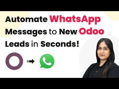 Automate WhatsApp Messages to New Odoo Leads in Seconds!