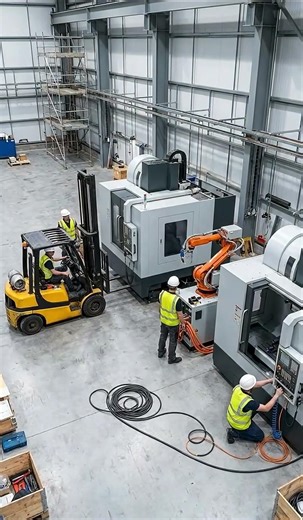 Abandoned to Automated: Epic Factory Transformation Time-Lapse! 🏭🤖 #beforeandafter #timelapse