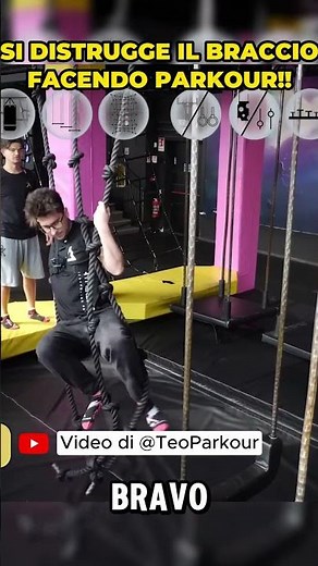 SI DISTRUGGE IL BRACCIO FACENDO PARKOUR!!