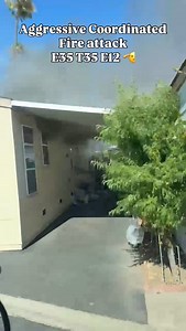 San Jose Fire Fighters responded to a structure fire at Magic Sands Trailer Park. Engine 35 arrived first, with Truck 35 right behind. With reports of a possible victim inside, T35 made a rapid entry and searched ahead of the hose line. Thankfully, the search was negative, and neighbors confirmed the suspected victim had safely escaped. E35 and E12 quickly knocked down the fire and stopped it from spreading further. We are your public safety professionals who show up every day to protect you — i