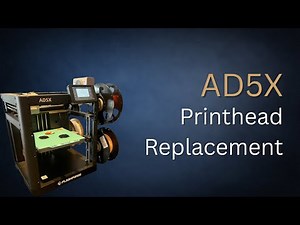 Replacing the Printhead on a Flashforge AD5X (E0007 Error After Hotend Swap)