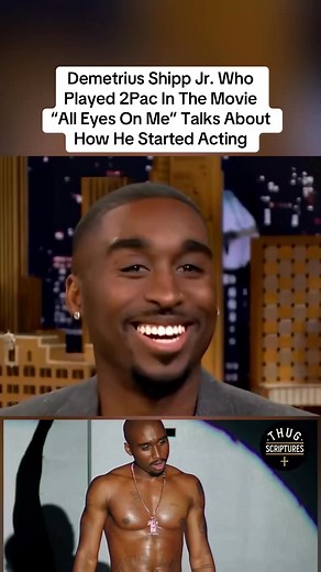 Demetrius Shipp Jr. Who Played 2Pac In The Movie “All Eyes On Me” Talks About How He Started Acting 🤔 #2pac #tupac #tupacshakur | Thug Scriptures