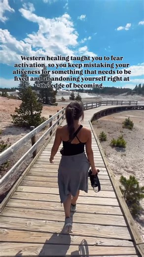 Ketamine Assisted Coaching on Instagram: "So many people think activation in the body is a warning… when it’s often initiation. The tight chest. The shaking. The racing heart. The heat moving through you. You were taught these mean something is wrong. But often they mean you’re touching the edge of expansion. When an old identity is dissolving. When a survival pattern is collapsing. When your truth is trying to move. Initiation doesn’t feel calm. It feels like aliveness meeting the places you’ve