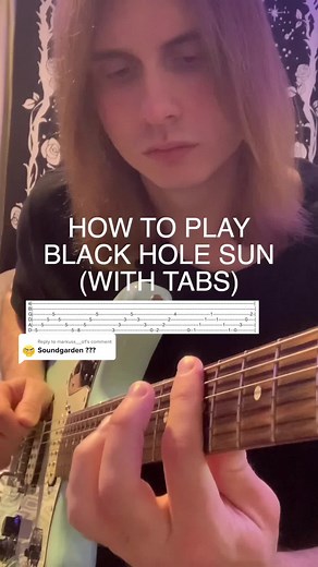 Black Hole Sun Guitar Tabs and Tutorial
