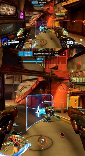 Tracer's INSANE 40 Ammo Recoil Tech 🤯 #Tracer #Overwatch #OW2