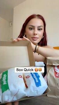 Tasting the new Quick box 🤤 #quick #food #tasting