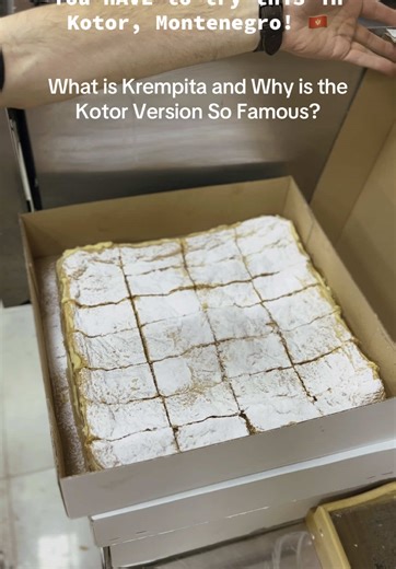Discover Krempita: Kotor's Beloved Dessert