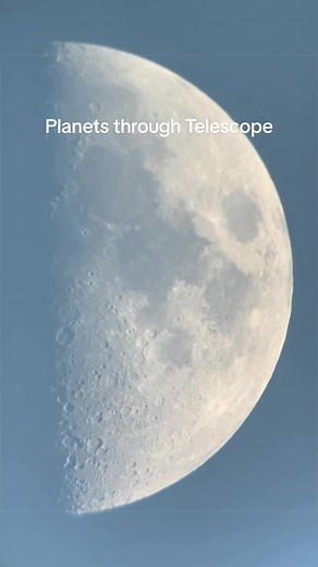 Planets Through Telescope: Venus, Jupiter, Moon & Saturn