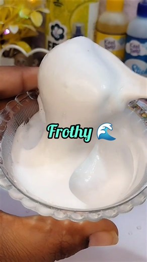 Fluffy 😍 Shampoo Slime 🍰| How to make slime| No Glue slime #trending #shorts #youtubeshorts
