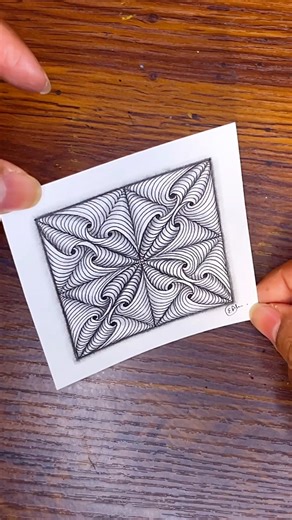 Zentangle Art: From Blank Page to Masterpiece | Drawing Tutorial For Beginners #zentangle #doodle #art #zenart #mindfulart #trending #viralpost #fbpage #easyart | Easy Art