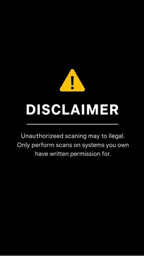 don't use this illigal random scan 🫣 #cybersecurity #shorts #nmap