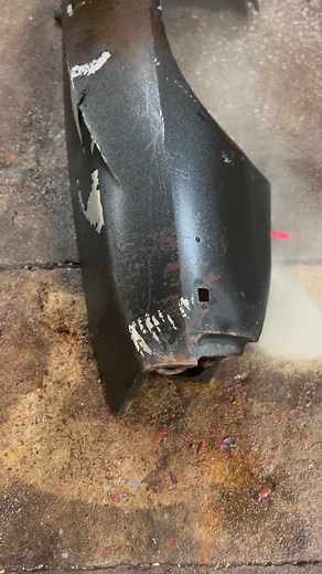 19K views · 239 reactions | Pressurewashing the paint off this amc javelin fender after a chemical paint removal dip. #restoration #classiccars #satisfying #automotive #oddlysatisfying #paint #clean #pressurewashing #rust #powerwashing #amc #javelin | Minute_of_dangle | Facebook