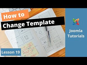 Joomla Lesson 19 | Changing the joomla Template