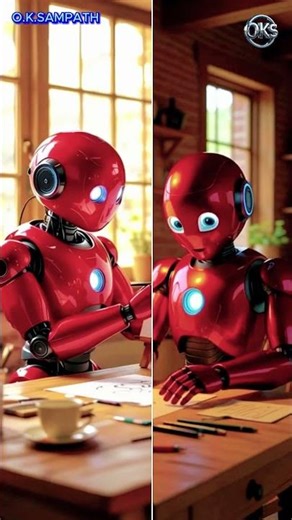 rathu robo | red robot | රොබෝවරු | Robot Breath