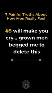 7 Painful Truths About How Men Really Feel! Part 3/3 – The raw truth men die before admitting. Save the entire series before it’s gone forever 😈 Drop a ❤️ if this hit deep #MalePsychology #MenFeelToo #DarkTruths #EmotionalMen #reels #relationshipadvice #darkpsychology | Total Wellbeing - An Awakened Mind