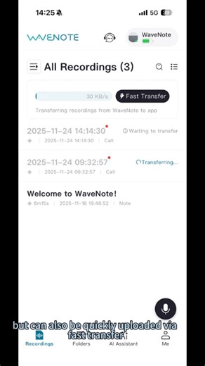Watch WaveNote AI Voice Recorder, Transcribe & Summarize Recorder on Amazon Live