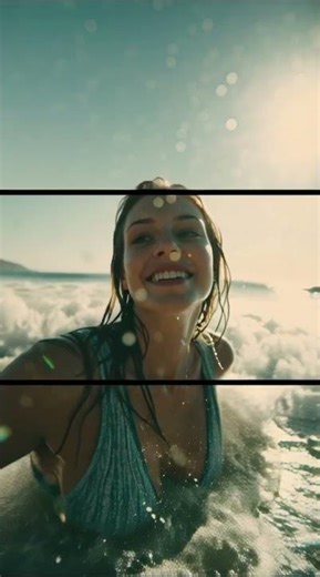 Seaside bathing@9RJshorts #trending #youtubeshorts