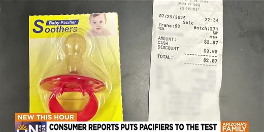 Consumer Reports tests different types of pacifiers