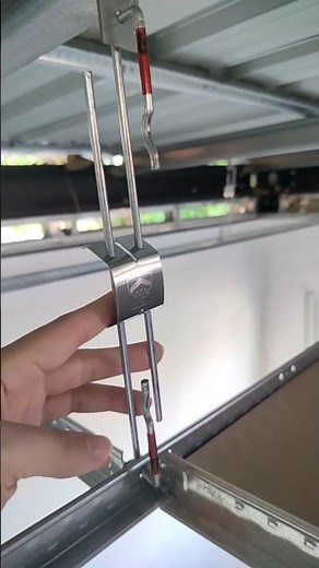 How to install a T-Bar ceiling frame #howto #install #ceiling