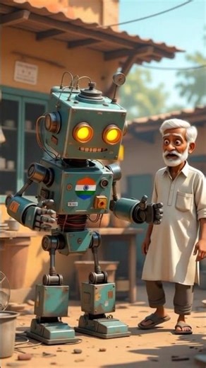“Desi Jugaad Robot vs American Robot | Epic AI Story 2025”