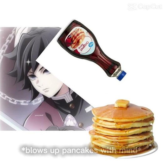 *blows up pancakes with mind*