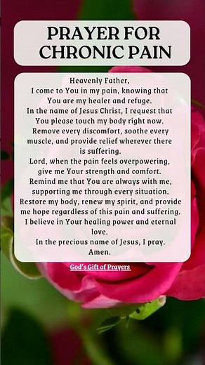 Prayer For Chronic Pain And Healing | Prayer For Good Health