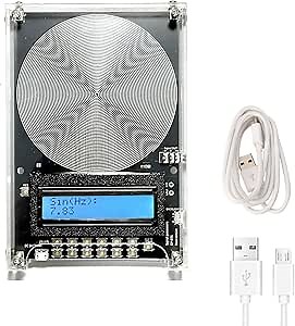 7.83Hz Frequency Generator For Healing, Adjustable 0.1HZ-100000Hz Sine Signals Generator, USB Schumann Wave Resonance Generator, Pulses Generator Requency Devices Sound Frequency Machine (Black)