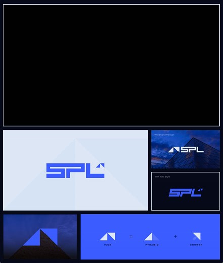 🔥SPL logo is designed to reflect the company’s strong foundation and forward-thinking vision 💡 as a financial mother company. The mark combines the shape of a pyramid, symbolizing stability, strength, and leadership, with an upward arrow, representing financial growth and progress. This fusion creates a clean and modern identity that communicates trust, ambition, and long-term success. 💬 Let's talk about your project. | designby shihab