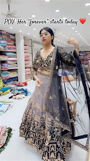 POV: Her “forever” starts today #marriedlife #wedding #bride #lehnga #love #marriage #viral #funny