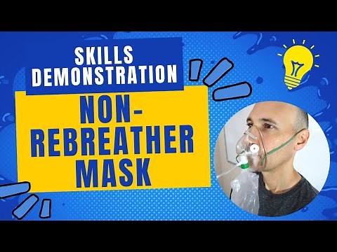 Non-Rebreather Mask Skill Demonstration #nursingstudents #nursingschool #nursing